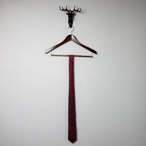 Sprezza Nyc Red Stripe Tie